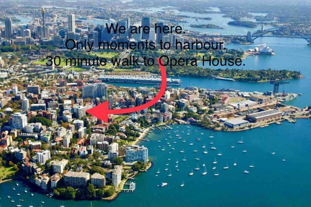시드니 Harbourside Style, 2 Bed, A/C, Pool -Elizabeth Bay 아파트 외부 사진